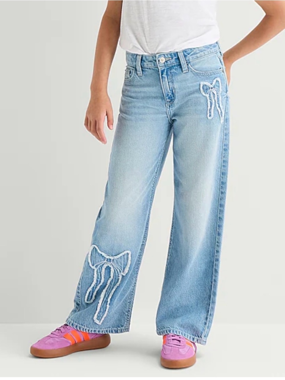 Thereabouts Girls Wide Leg Jean size 12 - Picture 2 of 5